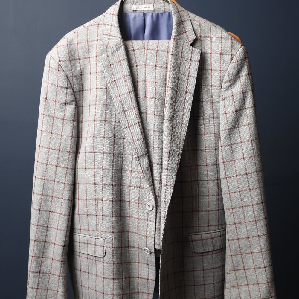 Full Suit, Ash and Mauti , Plaid